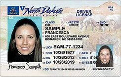 ND DOT driver's license