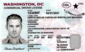 DC commercial driver's license