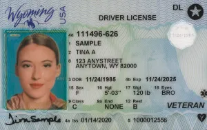 WY DOT driver's license